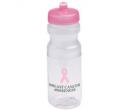 sports water bottle breast cancer ribbon
