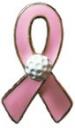 golf ball ribbon pin