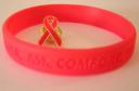 red silicone wristband