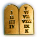 Ten Commandments Jewelry Lapel pin