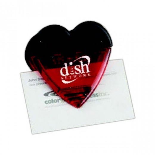 Heart shaped magnetic Memo Clip