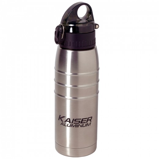 24 oz Food Grade Stainless Steel Lock Top Water Bottle