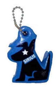 Dog Shaped Keychain - Great for Pet and Animal Theme Promotions. 