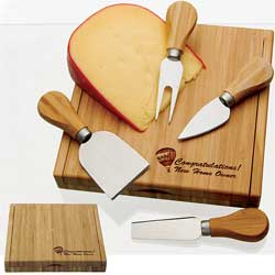 Bamboo Cheese Set