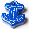 Floating Anchor Shaped Keychain