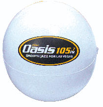 Inflatable Solid Color White Beachball