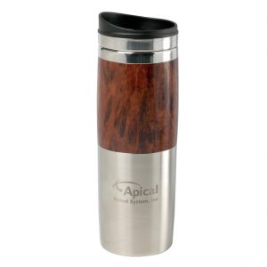 Personalized Contrast Wood Tumbler