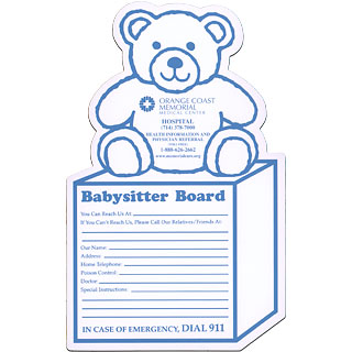 Bear Shaped Memo Magnet