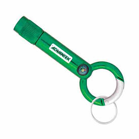 Personalized Carabiner Flashlight and Compass