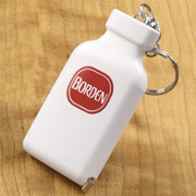 Pill Bottle Tape Measure Key Tag