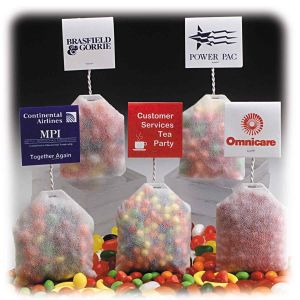 Candy tea bags