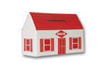 House Shaped Mini Bank