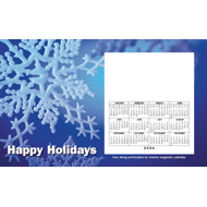 Snowflakes Calendar Postcard