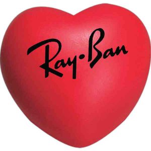Imprinted Heart Shape Stress Reliever