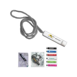 Imprinted Pen Holder with Breakaway Lanyard