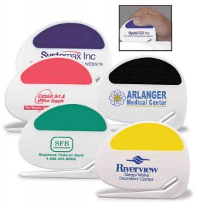 Custom imprinted letter opener with grip