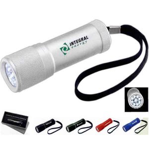 Customized metal LED flashlight with handle