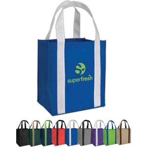 Silkscreen printed reusable totes