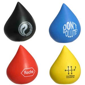 Custom Water Droplet Shaped Stress Reliever