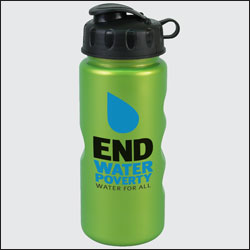 22 oz Tritan Plastic Water Bottle With Metallic Finish