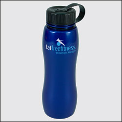 25 oz Tritan Plastic Water Bottle With Metallic Finish