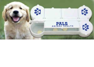 Imprinted Bone Shaped Pet Pill Box
