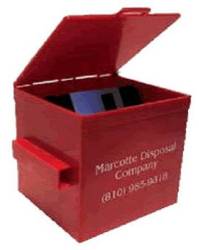 Mini Imprinted Front Load Dumpster