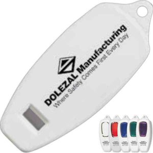 Imprinted Clicker and Whistle Key chain
