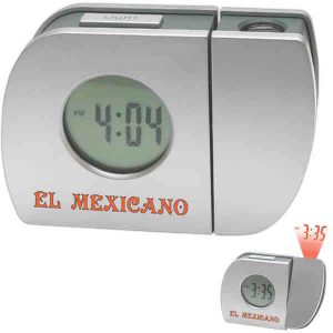 Imprinted Projection Alarm Clock