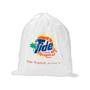 Imprinted Lightweight Drawstring Laundry Bag