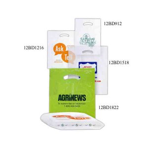 Imprinted Die-Cut Handle Biodegradable Bags