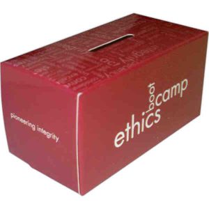 Imprinted and Laminated Cardstock Fundraiser Box