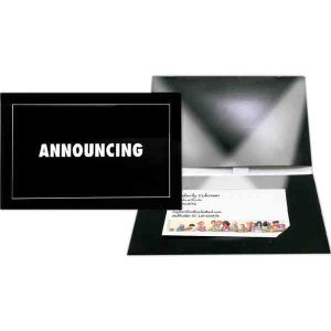 Announcing Business Card Sound Greeting Card