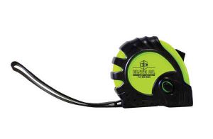 Imprinted 10 foot lime green measure