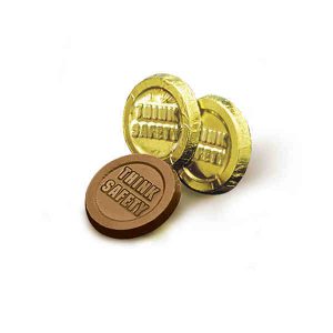 Think Safety Choclate Coins