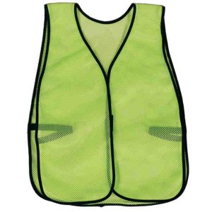 Custom Imprinted Lime Green Safety Vest