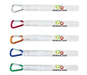 Hand Sanitizer Spray tube with Carabiner