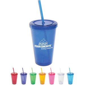 Acrylic Cup and Straw