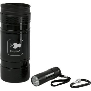 Travel Tumbler and Flashlight Set
