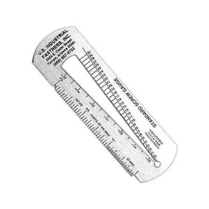 Standard English and Metric Screw Gauge