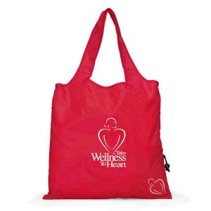 Red Fold Up Shopping Bag