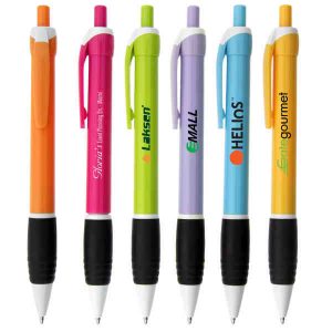 Ballpoint Pen with Soft Rubber Grip