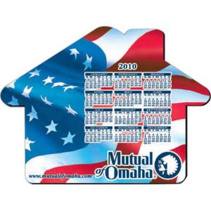 House Shaped Calendar Mouse Pad