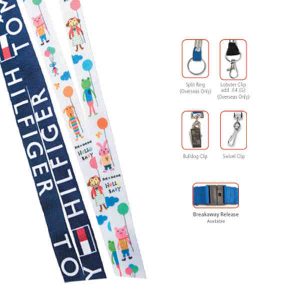 Multi Color Polyester Lanyard