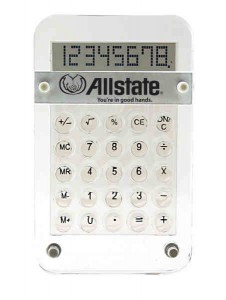 Acrylic Desktop Calculator