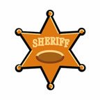 Sheriff Badge Temporary Tattoo