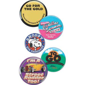 Button with Safety Pin Back