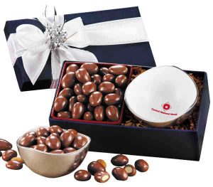 Chocolate Almond Candy Dish