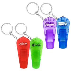 Keychain Whistle Flashlight