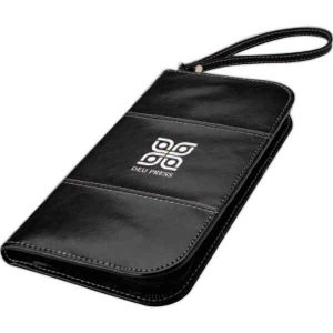 Zippered Travel Wallet / Passport Holder